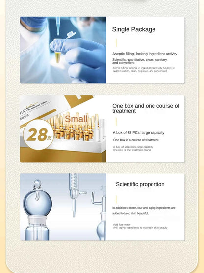 Hyaluronic Acid Peptide Whitening Serum Remove Dark Spots Melanin Brighten Shrink Pores  Moisturizing Fade Fine Lines