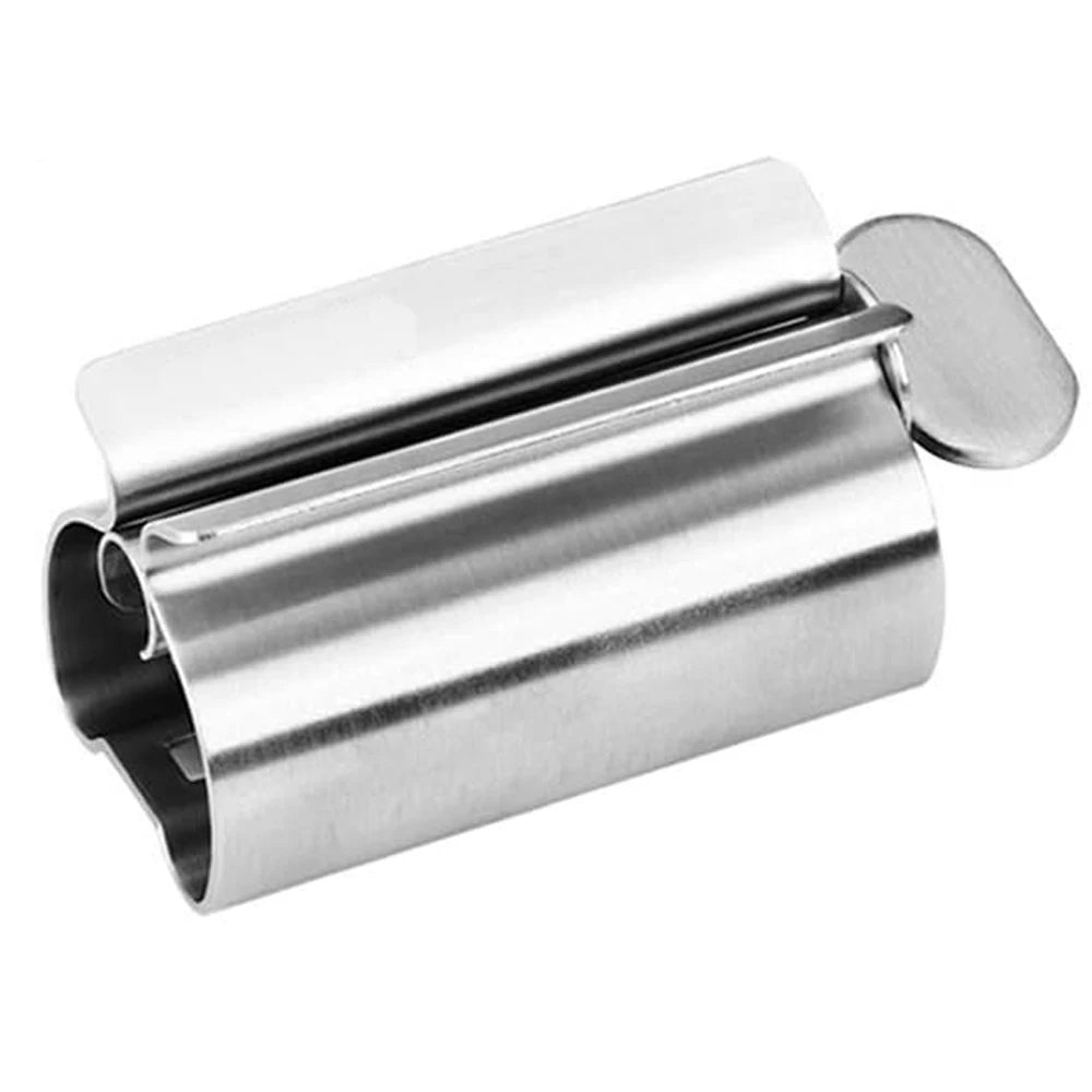 Bathroom Accessories Toothpaste Squeezer Tube Roller Stainless Steel Wringer Roller Rotate Dispenser for Ointments Cosmetics - AMULET RING STORE