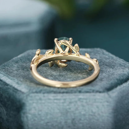 925 Sterling Silver Oval Shape Aquamarine/Rose Quartz/Moonstone/Labradorite/Moss agate/Amethyst for Girl Engagement Wedding Ring