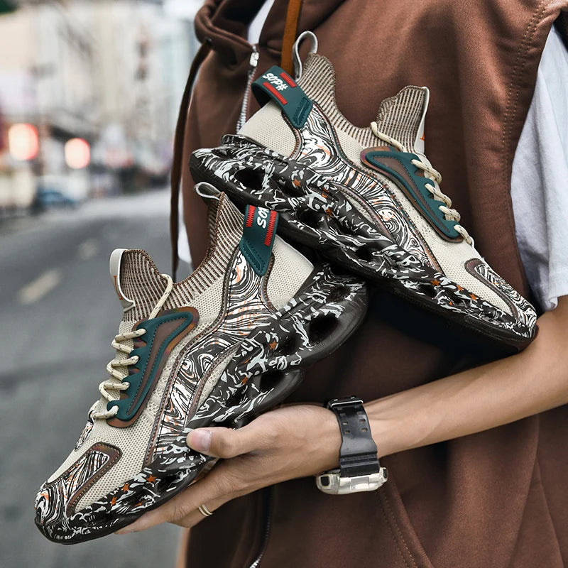 Shoes men Sneakers Male casual Mens Shoes tenis Luxury shoes Trainer Race Breathable Shoes fashion loafers running Shoes for men - AMULET RING STORE