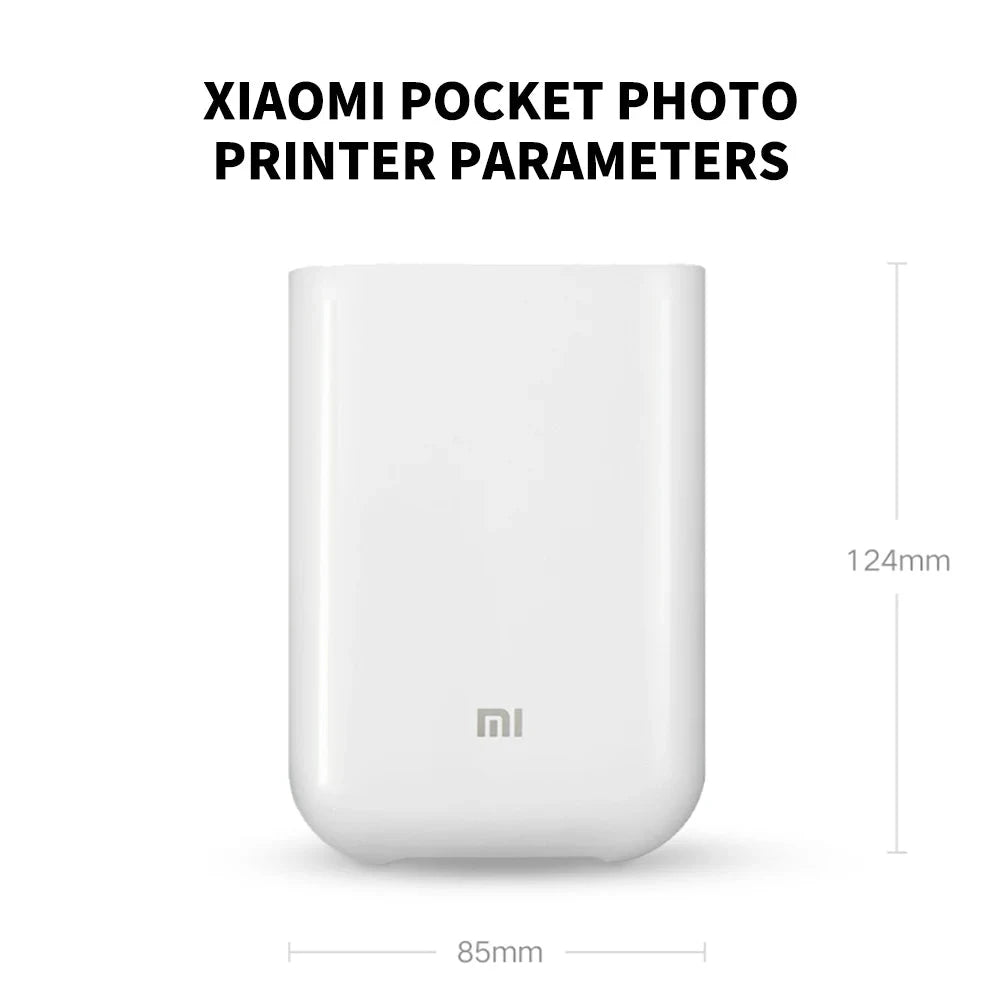 Xiaomi AR Printer 300dpi Portable Photo Mini Pocket With DIY Share 500mAh Picture Printer Pocket Printer Work With Mihome APP