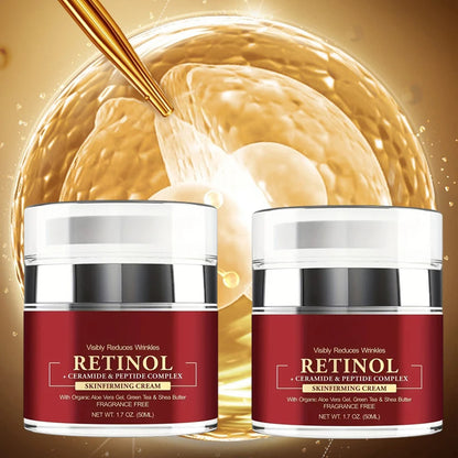 Instant Retinol Cream Wrinkle Remover Firming Lifting Anti Aging Fade Fine Lines Moisturizing Whitening Korea Repair Skin Care - AMULET RING STORE