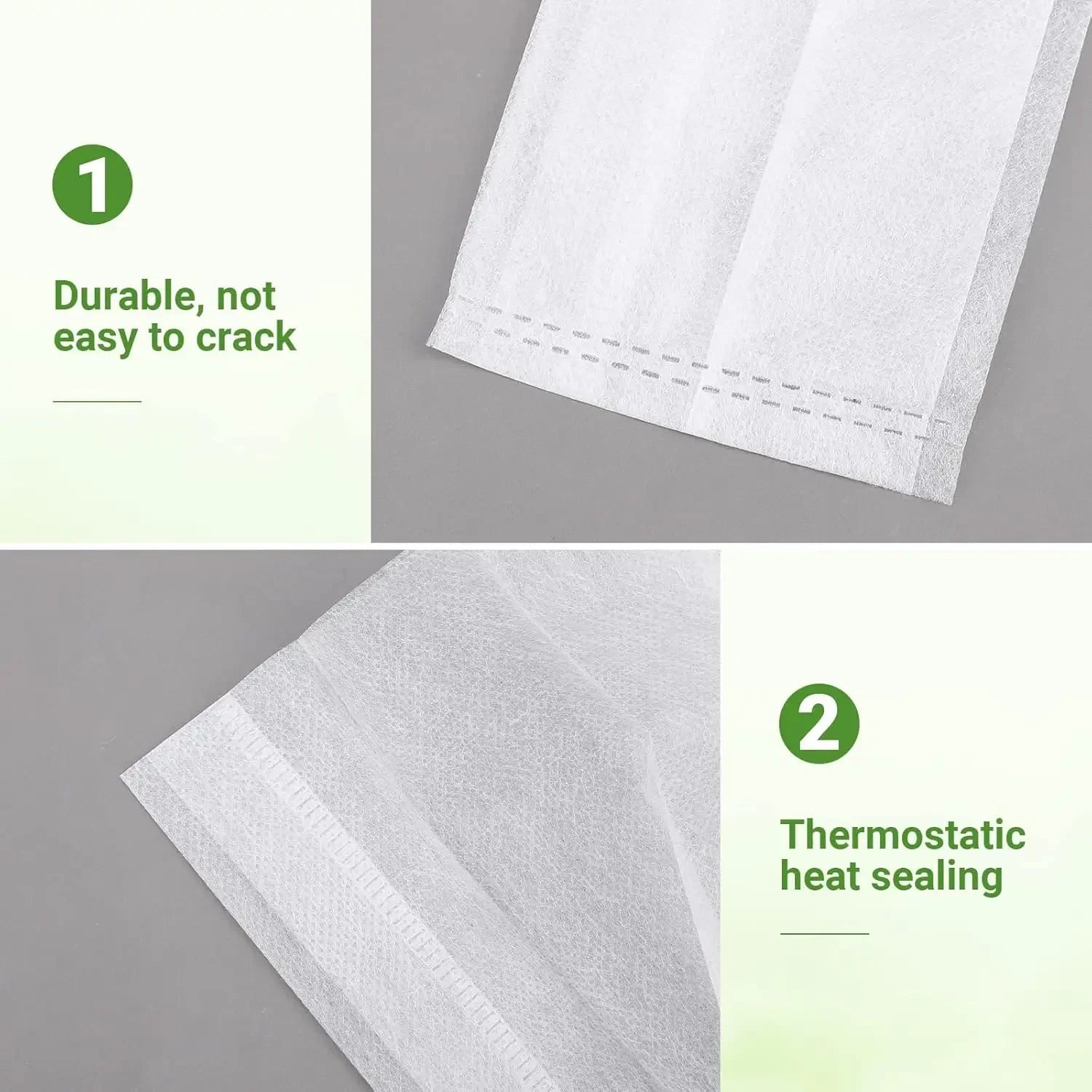 100PCS Breathable Plant Nursery Bags Biodegradable Grow Pots Fabric Seedling Containers Home Gardening Essentials - AMULET RING STORE