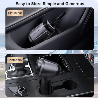 95000PA Car Vacuum Cleaner Wireless Strong Suction Vacuum Cleaner Portable Handheld Vacuum Cleaner Blower 2in1 for Car Home - AMULET RING STORE