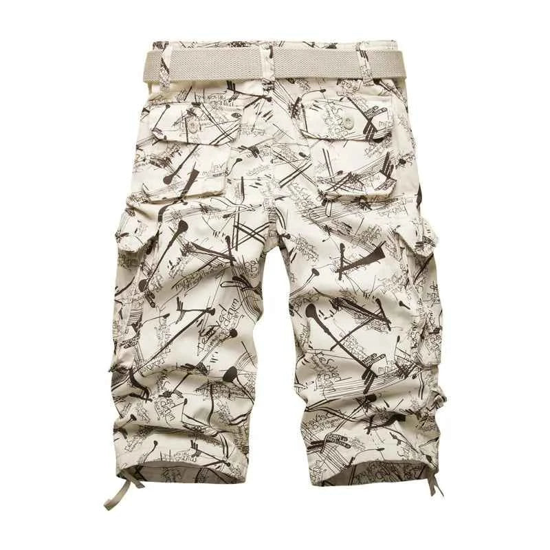 2025 Summner Fashion Cotton Mens Cargo Shorts Camouflage Male Shorts Multi-Pocket Casual Camo Outdoors Tolling Homme Short Pants