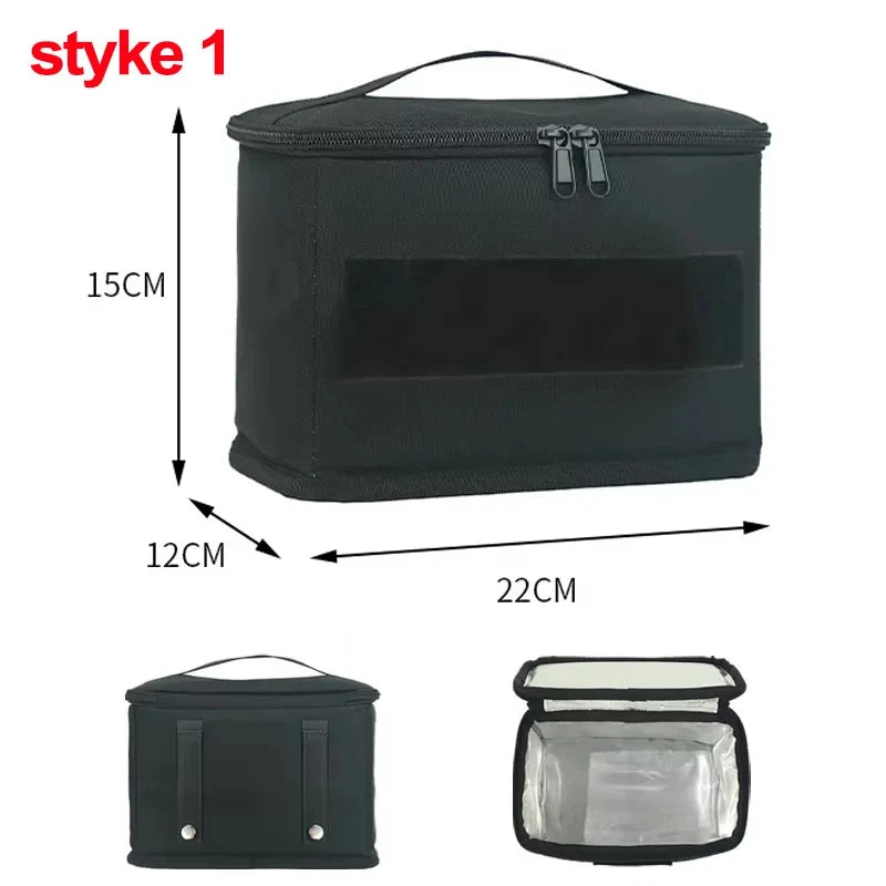 Tactical Lunch Box Leakproof Insulated for Outdoor Camping Handbag Hiking Climbing Travel Picnic Thermal Cooler Storage Bag