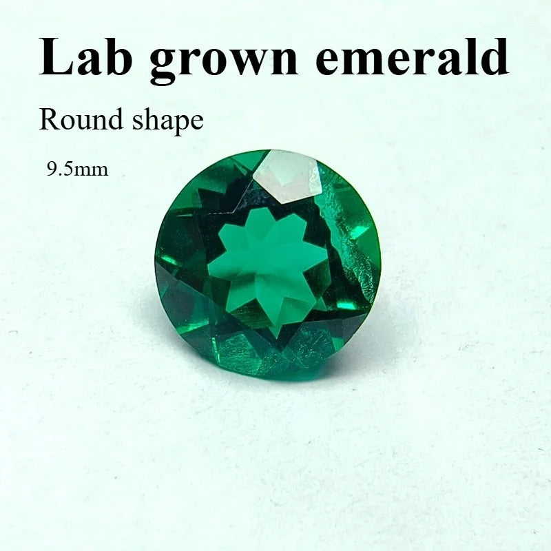 emerald Cut Lab Grown Columbia Emerald Natural color for DIY Jewelry Making Materials with Certificate Factory Wholesale price