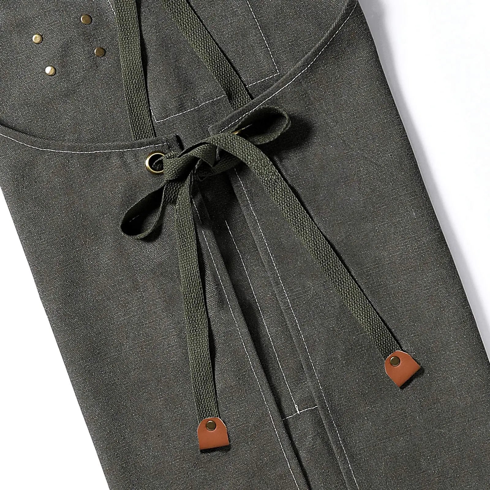 Customized apron New Fashion Canvas Kitchen Aprons For Woman Men Chef Work Apron For Restaurant Bar Shop Cafes Studios Uniform - AMULET RING STORE