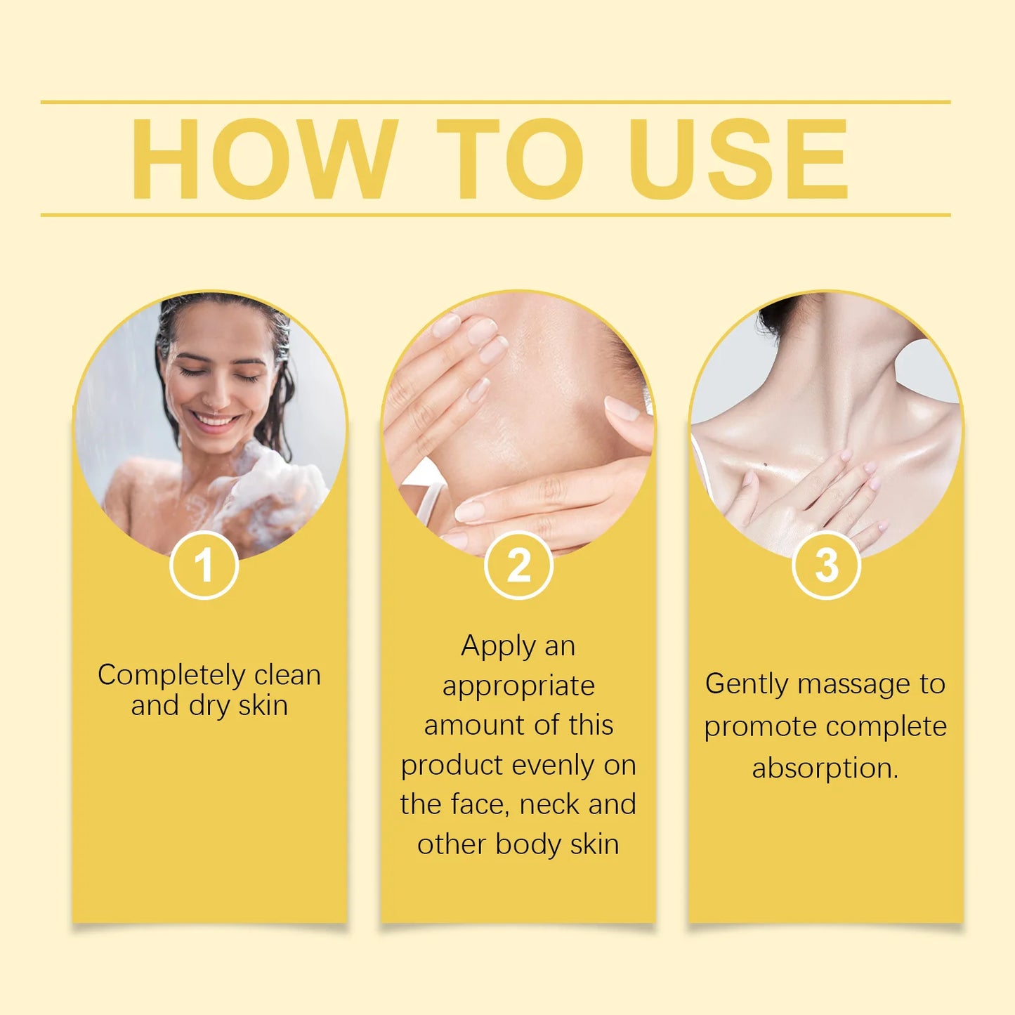 EELHOE Bee Venom Brightening Face and Neck Cream Stick Moisturizing Facial Skin Firming Rejuvenation Neck Lift Stick Cream 40g