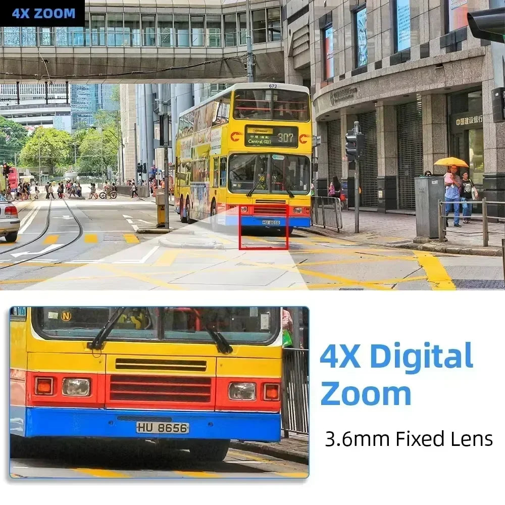 2.4G WIFI 2K IP Camera Two way audio PTZ Move To Follow Outdoor Wifi Surveillance Camera Security Protection Cameras Smart Home - AMULET RING STORE