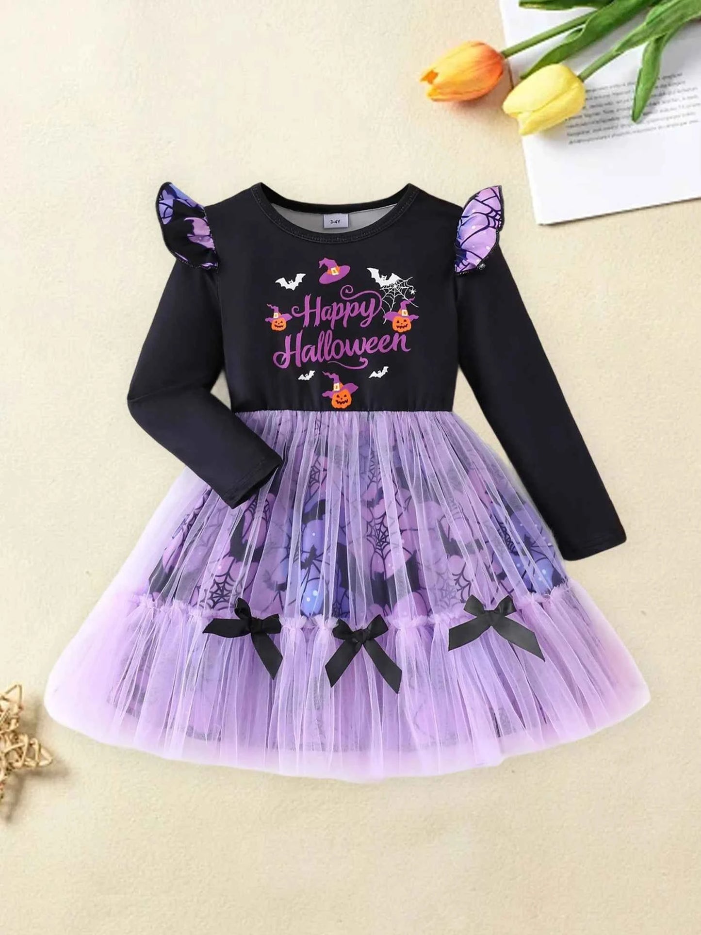 Toddler Baby Boy Halloween Costume Set with Pumpkin Print Long Sleeve Top and Striped Pants for Kids Halloween Party Outfit