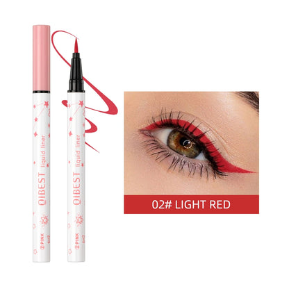 QIBEST High Pigment Eyeliner Pencil Waterproof Smudgeproof Makeup Eye Liner Liquid Black Eyeliner Quick Drying Eyes Cosmetics - AMULET RING STORE