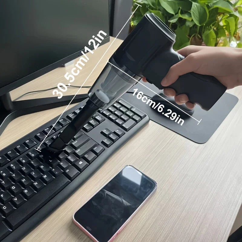 Xiaomi 9000pa 120w Wireless Mini Car Vacuum Cleaner High-power Car Home Dual-use Handheld Dust Blower Small Pet Hair Dryer Hot - AMULET RING STORE