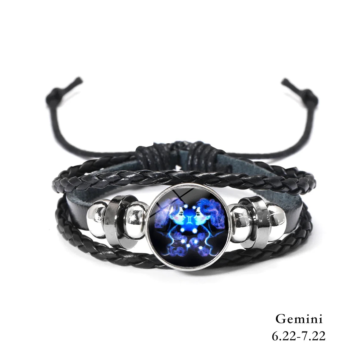 12 Constellation Zodiac Sign Charm Luminous Bracelets Men Women Vintage Multilayer Wrap Leather Bracelet Gift pulsera hombre