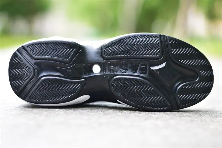 2025 new spring trend sports men's shoes Lace-up thick sole casual breathable fashion shoes Large size Wear skid resistance - AMULET RING STORE