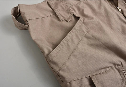 Military Cargo Shorts Men Summer Waterproof Wear-Resistant Army Short Pants Big Size 6XL Quick Dry Multi-pocket Tactical Shorts
