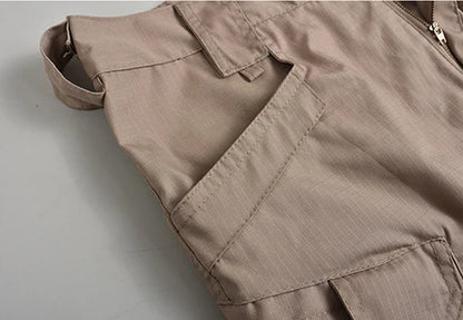 Military Cargo Shorts Men Summer Waterproof Wear-Resistant Army Short Pants Big Size 6XL Quick Dry Multi-pocket Tactical Shorts