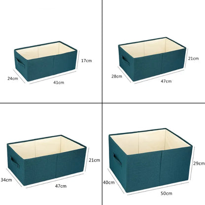 Large Foldable Storage Box Organizing Box For Closet Storage Clothing Storage Box Folding Storage Box For Home Office Storage - AMULET RING STORE
