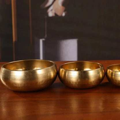 Nepalese Sound Bowl Handmade Singing Bowl Sound Healing Bowl Meditation Percussion Musical Instruments Therapeutic Tibetan - AMULET RING STORE