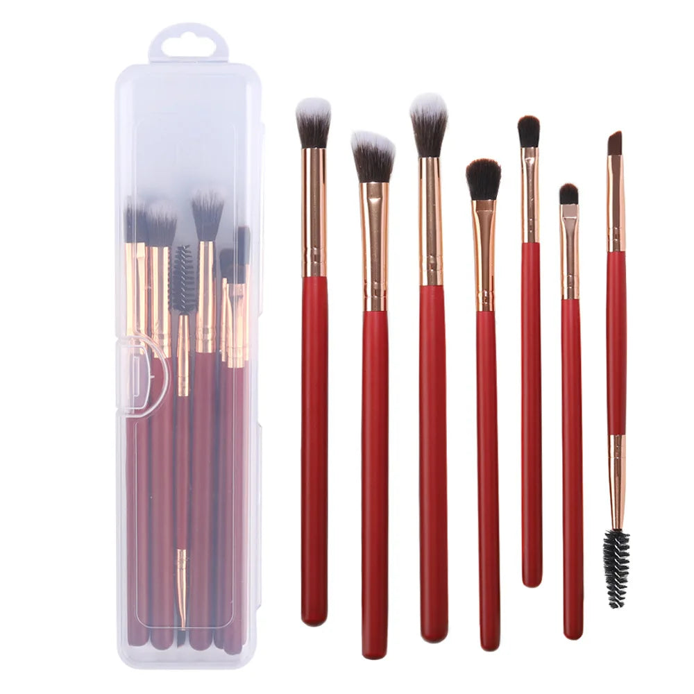 RANCAI7Eyeshadow Fiber Hair Full Set Eye Makeup Brushes Eyeliner Brush Eyebrow Concealer - AMULET RING STORE