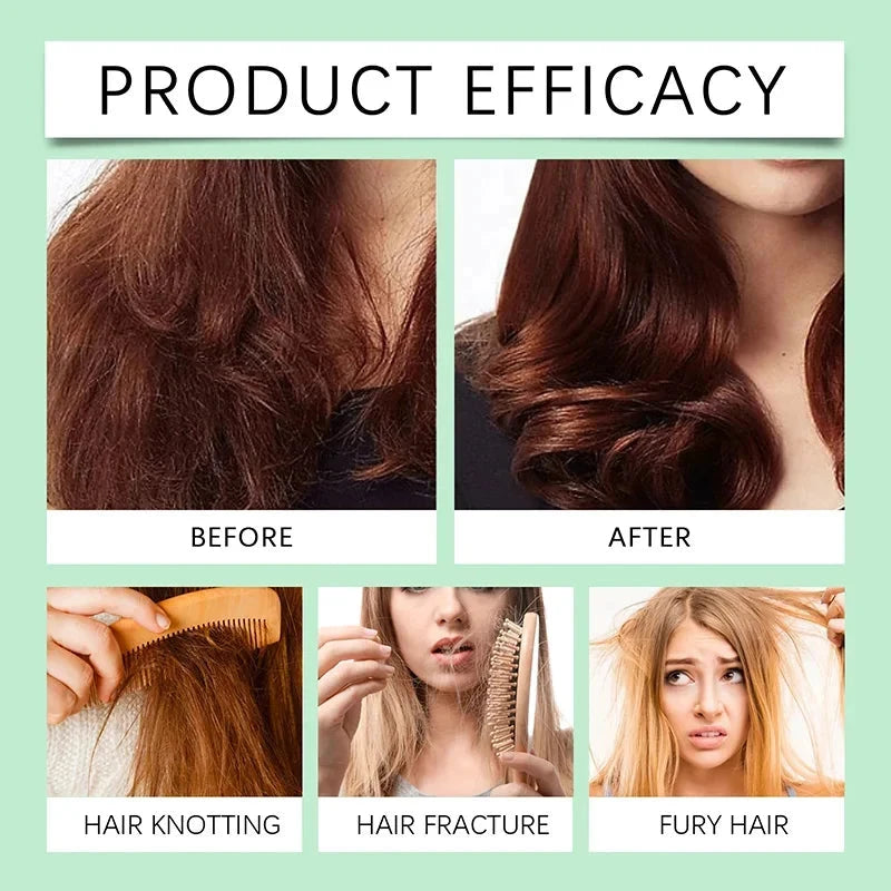 Ginger Hair Growth Serum 7 Days Fast Regrowth Essential Oil Anti Hair loss Prevent Hair Dry Frizzy Damaged Repair Care Products