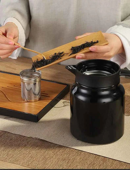 Smart LED Thermos 316 Stainless Steel Insulation Braising Teapot Large Capacity Hot Water Bottle Separating Coffee Vacuum Flask