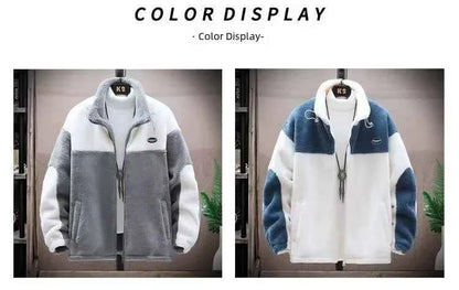 Winter Jackets New Men's Winter Sherpa Lined Jacket Heavy Duty Thermal Warm Fleece Coat Windproof Outdoor Work Jacket Hooded