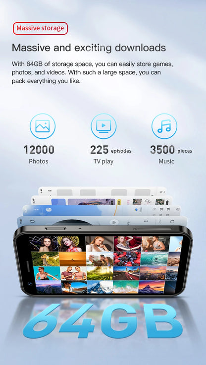 SOYES XS16/XS15 Mini Android Smartphone 3G/4G Network 2GB RAM 16GB ROM 3" Display 5MP Camera Dual SIM With Play Store WhatsAPP - AMULET RING STORE