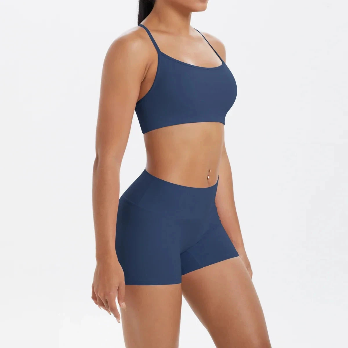 2PCS Yoga Set Nude Feeling Workout Sets Women Tracksuit Gym Push Up Fitness Running Workout Sportwear Sport Bra Leggings Suit