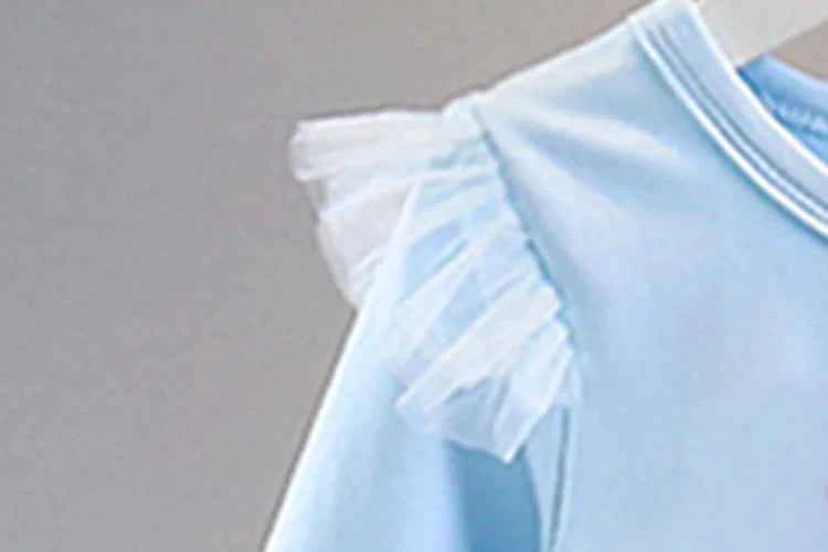 Girls Dress 2025 New Kids Clothes Autumn Long sleeves Disney Children Stitch Princess Dresses Baby Girl Cute Birthday Party 2-8Y