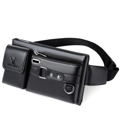 WEIXIER Brand Unisex Single-Shoulder Multi-Function Sports Running Large-Capacity Waist Men's Chest Bag Casual Messenger Wallet - AMULET RING STORE