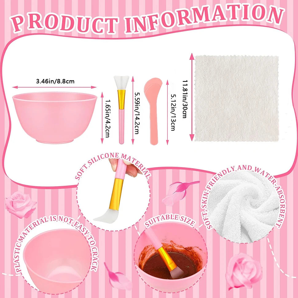 6-18 Sets Kids Pink Spa Party Supplies for Girls Makeup Sleepover Kit Spa Birthday Party Favors Supplies Gift for Children - AMULET RING STORE