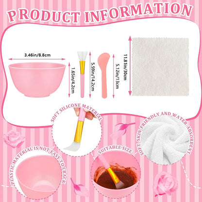 6-18 Sets Kids Pink Spa Party Supplies for Girls Makeup Sleepover Kit Spa Birthday Party Favors Supplies Gift for Children - AMULET RING STORE