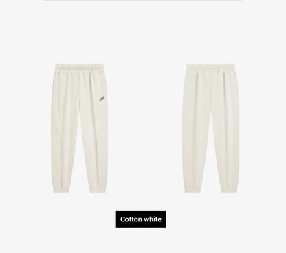 Xtep Trousers For Men And Women 2024 Winter Knitting Loose Exercise Sweatpants Casual Trendy Warm Soft Bottoms 876427630125