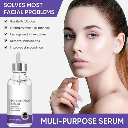 Pore Shrinking Serum Face Removing Large Pores Tightening Facial Pore Minimizing Essence Skin Care Beauty Firm skin - AMULET RING STORE
