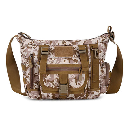Men Camouflage Shoulder Bag Tactical Fishing Camping Tote Trekking Climbing Bags Large Multi-Pocket Travel Laptop Messenger Pack