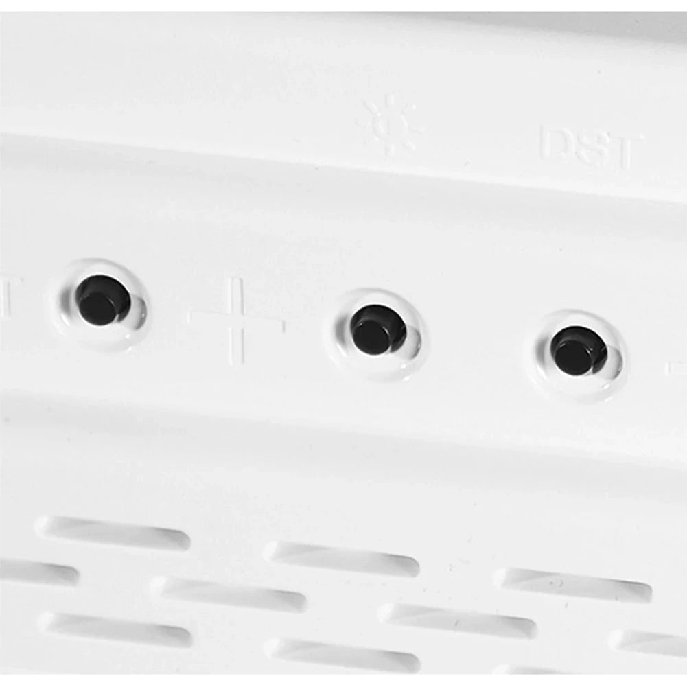 Car LED Digital Alarm Clock Hanging/Standing Electronic Clock Temperature/Date Display Boarderless Wall-mounted Clock USB