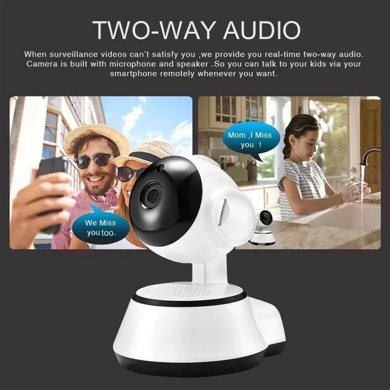 8MP IP WiFi Camera Surveillance Security Baby Monitor PTZ Smart Home AI Human Tracking Cam Night Vision CCTV Indoor Video Camera - AMULET RING STORE