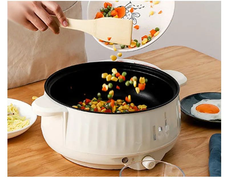 Electric MultiCooker Multifunctional Rice Cooker Frying Pan Non-stick Cookware Multi Soup Hotpot for Kitchen 1.7L/2.7L/3.2L - AMULET RING STORE