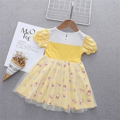 2024 Toddler Girl Princess Dress Toy Kids Clothes Christmas Halloween Woody Alice Jessie Belle Mermaid Infants Party Ball Gowns