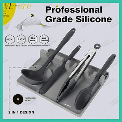 Good Quality Silicone Kitchen Utensils Set Rose Gold Plated Handle Cooking Tool Non-stick Heat Resistant Kitchenware Accessories