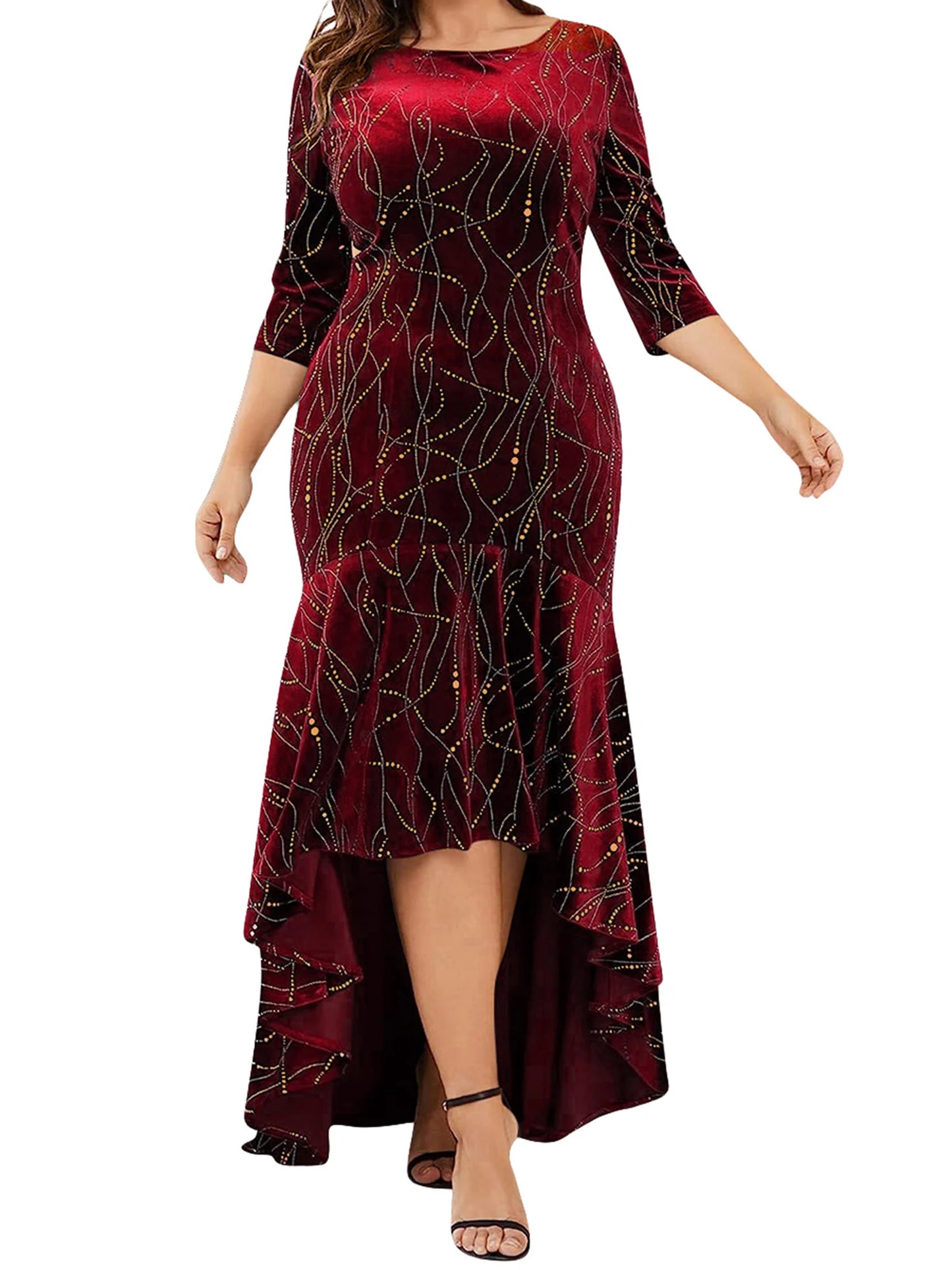 Women s Plus Size Sleeveless Maxi Dress with Floral Print and V-Neckline Elegant and Flowy Summer Dress for Curvy Ladies