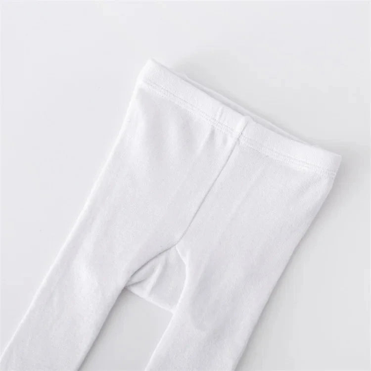 Lawadka Newborn Tights For Girls Solid Knitted Infant Baby Girl Tights Casual White Black Toddler Pantyhose Spring Autumn 0-12M - AMULET RING STORE