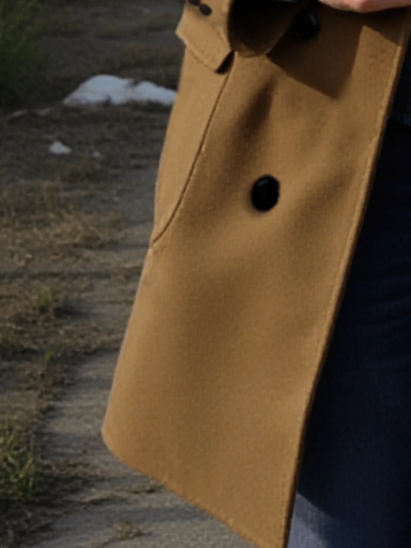 Man's Winter Jacket Foiled Coat Overcoat Padded Liner Double Buckle Accent Solid Tone Outdoor GradeEuro Fit