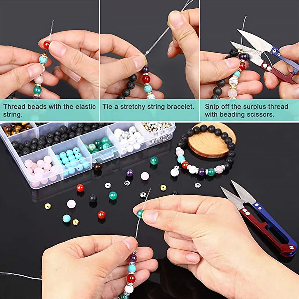 45 Styles Natural Stone Beads Amethyst Purple Jades Agate Crystal Glass Beads Jewelry Making Findings DIY Bracelet Accessories - AMULET RING STORE