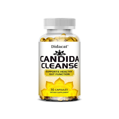 Candida Cleanse-Contains Natural Herbs and Probiotics To Support Healthy Bowel Function and Immune Health,Suitable for Unisex - AMULET RING STORE