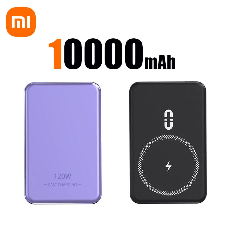 Xiaomi 120W Magnetic Power Bank 50000mAh Large Capacity Wireless Magnetic Fast Charger Portable Power Supply for iPhone Samsung