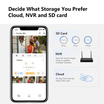 IMOU 2PCS Outdoor IP66 Cruiser SE+ 4MP Set Wi-Fi Camera Security Smart Color Night Vision 360° Coverage Smart Auto Tracking - AMULET RING STORE
