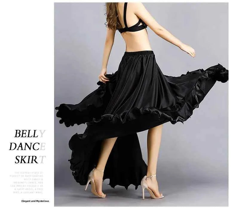 Sexy Belly Dance Skirt Bot f Skirt New Sle Spring Summer Large Swing Beginner Eastern Dance Practice Long Skirt