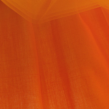 Baby Girl Halloween Costume 0-3 Yrs Little Girl Fantasy Dress Children Pumpkin Skeleton Print Fluffy Gown Kids Cute Orange Frock